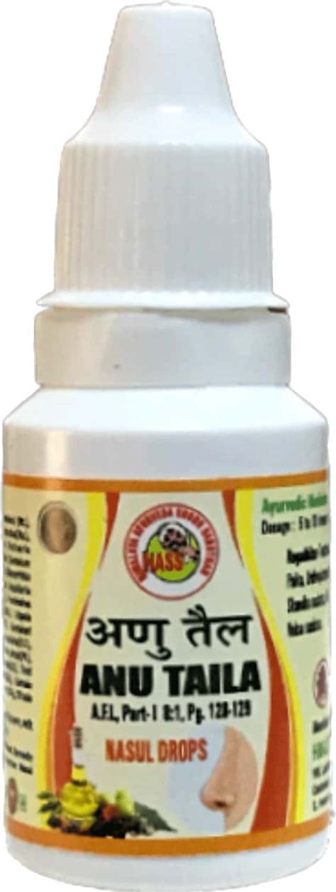 Buy HASS SHADBINDU TAILA OIL TEL THAILAM 15 ML EACH X 6 WITH NASAL DROP ...