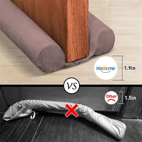 Buy Holikme Twin Door Draft Stopper 32-inch Under Adjustable Door Draft ...