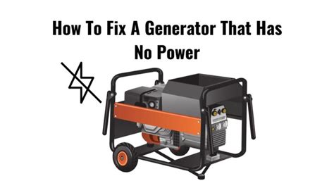 Image result for My Generac Generator Is Not Producing Power