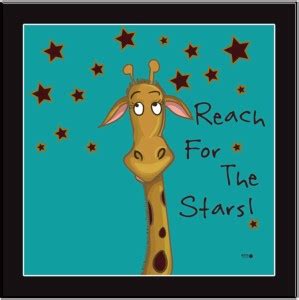 Reach-For-The-Stars-Blue Paper Print - Typography posters in India ...