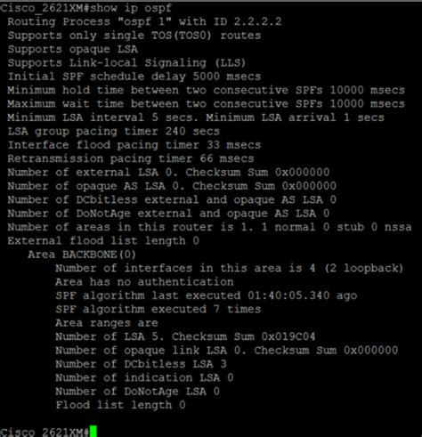 ospf configuration troubleshooting