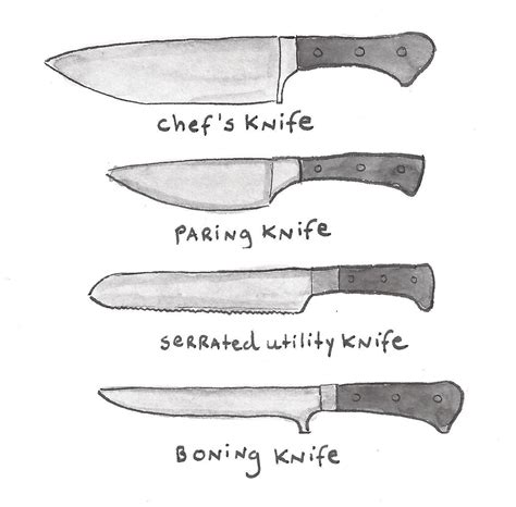 Different Types Of Knives With Pictures at Mary McGee blog