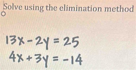 Image result for Elimination Method Calculator