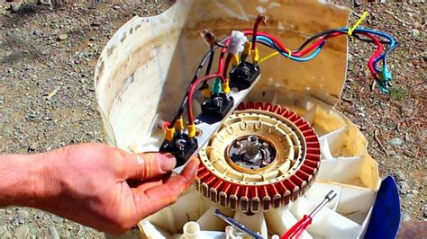 Image result for Washing Machine Motor Generator DIY