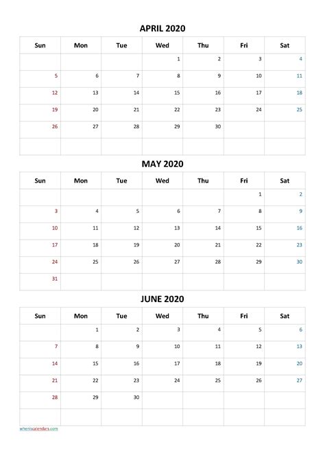 Three Month Calendar Free Printable | dev.onallcylinders.com
