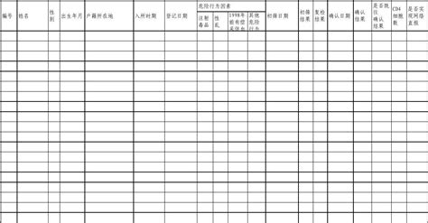 在押人员筛查登记表_word文档在线阅读与下载_无忧文档