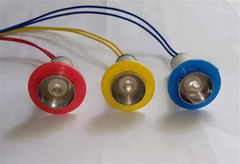 SRISHTI LED PANEL INDICATOR LAMP 440 V AC [SET OF 3 - RED, YELLOW, BLUE ...