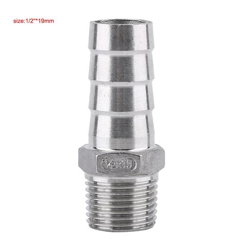 Adaptador De Espiga Para Manguera, Acero Inoxidable Ss304 Rosca Macho ...