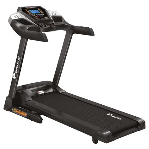 Buy PowerMax Fitness TDM-110S 2HP (4HP Peak) Motorized Treadmill with ...