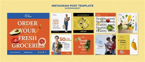 Supermarket supermercado social media post PSD, High Quality Free PSD ...