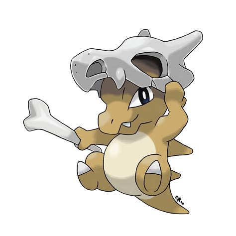 Cubone Pokemon, Lonely Nature, Evolution Marowak, Skull Helmet, Alolan ...