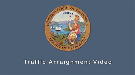 Traffic Arraignment Video Spanish - Stanislaus Superior Court - YouTube