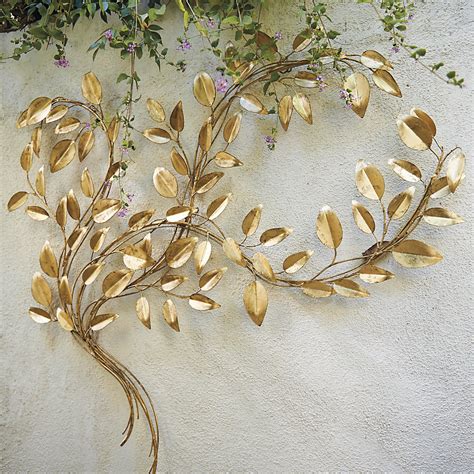 Golden Branch Wall Sculpture | Frontgate