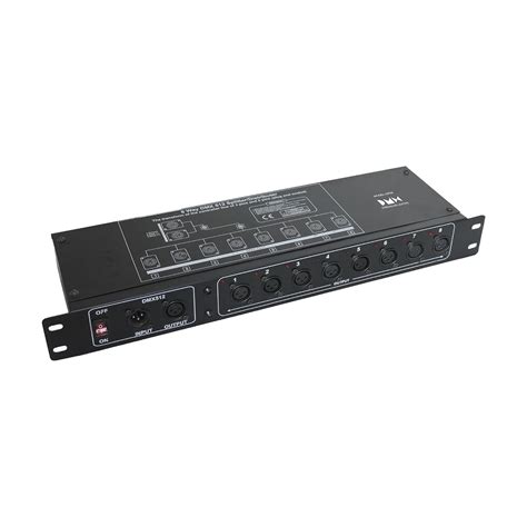 DMX Splitter 8 Way DMX 512 Controller Stage Light Distributor and ...
