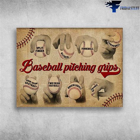 Baseball Pitching Grips - Split Finger, Slider, Forkball, Curveball ...
