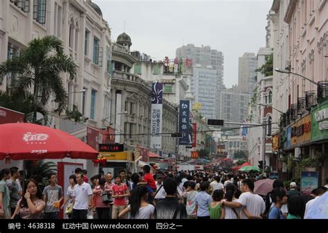 厦门中山路步行街的人群高清图片下载_红动中国