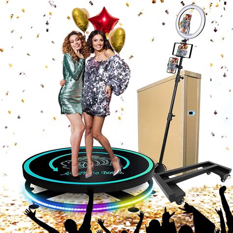 ZLPOWER 360 Photo Booth Machine Spinner Automatic Photobooth India | Ubuy
