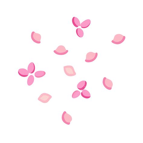 Cherry Blossom Petals Floating, Springtime Beauty, Gentle Fall, Cherry ...