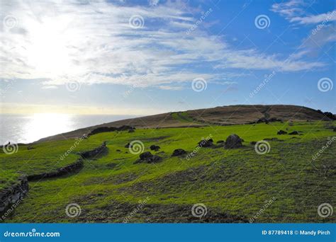 Orongo Village stock photo. Image of america, ocean, village - 87789418