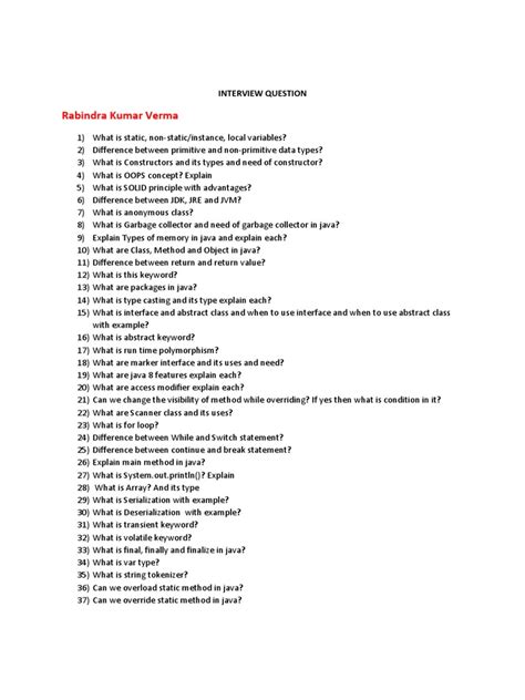 Image result for Java Intermediate Interview Questions