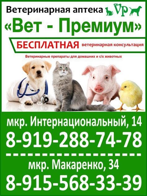 Вет-Премиум, ветеринарная аптека в микрорайоне Макаренко в Старом ...