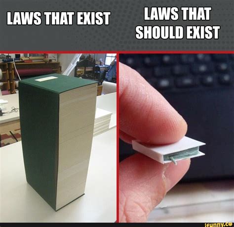 LAWS THATEXIST LAWS THAT SHOULD EXIST - iFunny