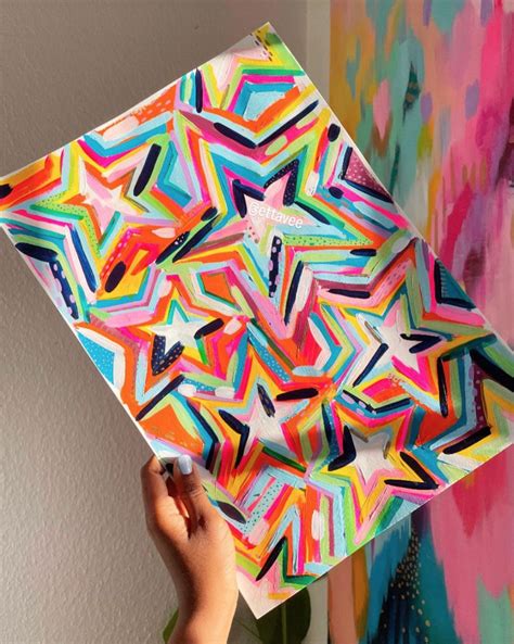 Easy Abstract Drawing Ideas Geometric Beginner Easy Abstract Painting