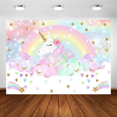 Buy Unicorn Theme Birthday Party Backdrop | Party Supplies ...