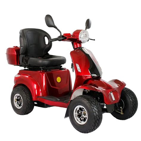 Luxuryton X-1000 All-Terrain 4-Wheel Mobility Scooter with Rear Trunk, 500 lb Limit - Walmart.com