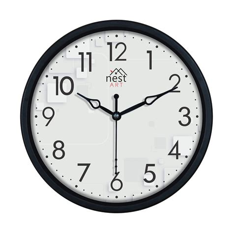 Buy nest ART Classic Shade 8 Inches Plastic Wall Cum Table Clock for ...