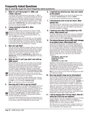 Fillable Online ftb ca 2005 540NR Nonresicent or Part-Year Resident ...