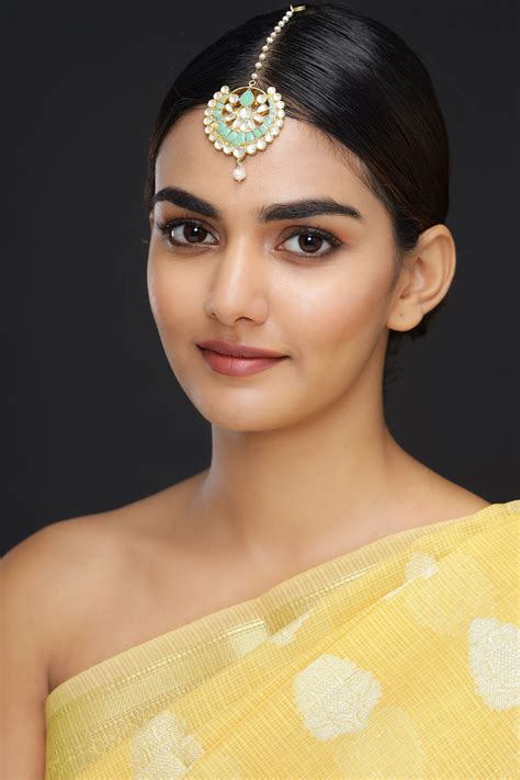 Polki, Pearl & Firoza Maang Tika – Label Pankhuri