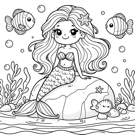 Free mermaid coloring page Color Book - 14 Coloring Pages - Explore Our ...