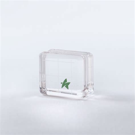 Acrylic block - rectangular - 3.0 x 3.5 cm | CD-ZA-017