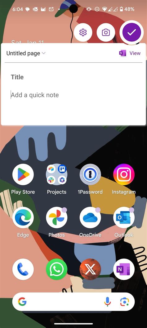 Android OneNote Tutorial 的图像结果