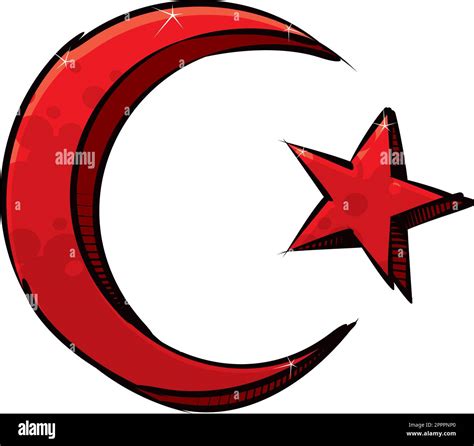 Islamic star and crescent symbol Stock Vector Image & Art - Alamy