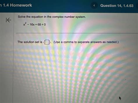 Solving Complex Number System 的图像结果