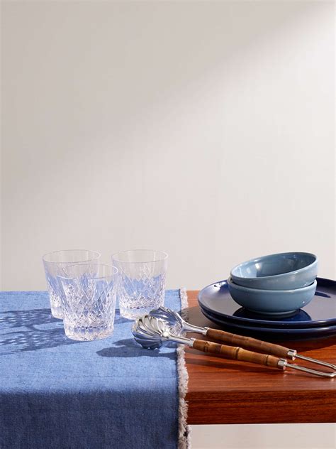 SOHO HOME Barwell Set of Four Crystal Rocks Glasses for Men | MR PORTER