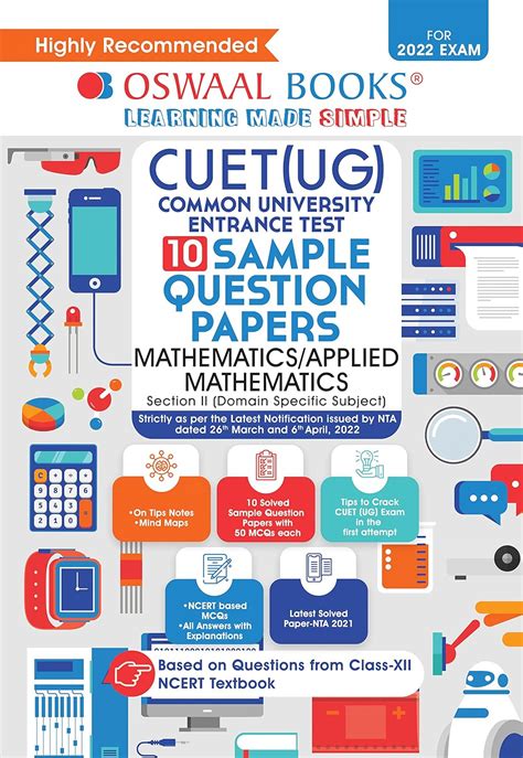 Oswaal NTA CUET (UG ) 10 Sample Question Papers, Mathematics/Applied ...