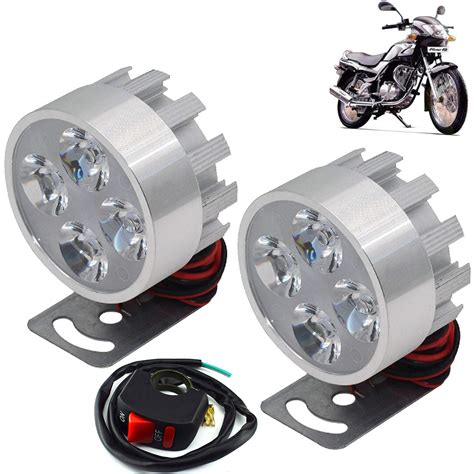 Vocado Mlg75117 4 Led Mini Fog Light Set of 2 With 1 Switch for Fiero ...