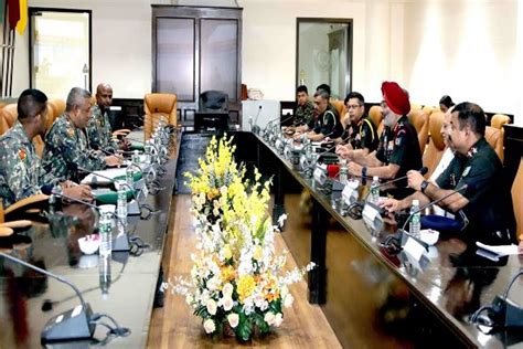 DG NCC meets his Maldivian counterpart in New Delhi