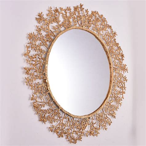 Shrub Wall Mirror - 100% Made From Brass – Artcraft