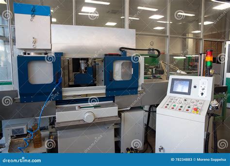 Machine Tools with Computer Numerical Control (CNC) Stock Image - Image ...