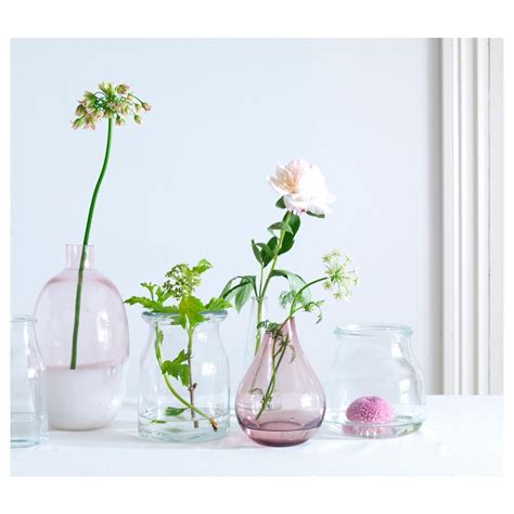 SANNOLIK vase, pink, 17 cm (6 ¾") - IKEA
