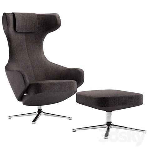 Armchair Vitra Grand Repos 3DS Max Model – 3DSky Model Free