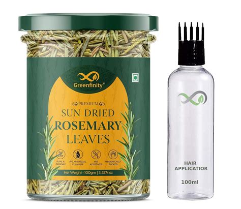 GreenFinity Sun Dried Rosemary Leaves For Hair Growth Aromatic Herb For ...