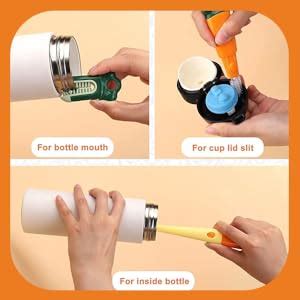 Cavernshop Bottle Brush 3 in 1 Multifunctional Cleaning Brush for Water ...