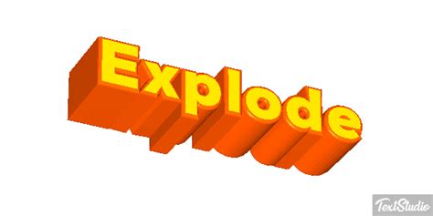 Image result for Exploding Text GIF
