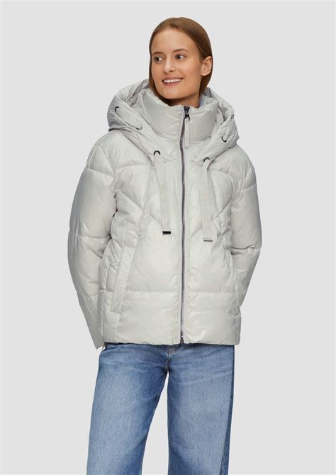 Quilted Winter Jacket With Pockets Women's Quilted Puffer Jacket With ...