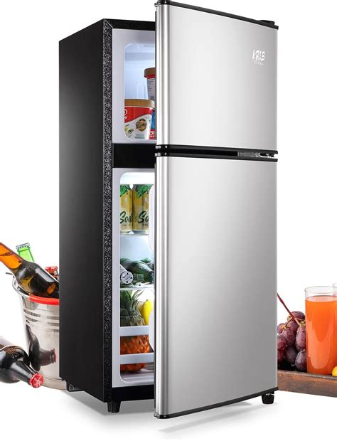 Buy KRIB BLING Mini Fridge with Freezer on Top, 3.5 Cu.Ft Compact ...